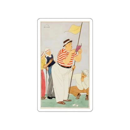 The Rule Book, Acushnet advertisement (Magazine Illustration) STICKER Vinyl Die-Cut Decal White Die-Cut 2 Inch - The Sticker Space