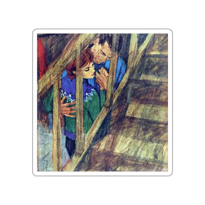 The Rules of The Game, Chatelaine, March 1963 (Magazine Illustration) STICKER Vinyl Die-Cut Decal White Die-Cut 6 Inch - The Sticker Space