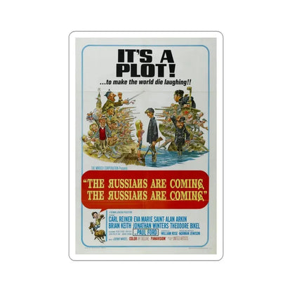 The Russians Are Coming the Russians Are Coming 1966 Movie Poster STICKER Vinyl Die-Cut Decal 5 Inch - The Sticker Space
