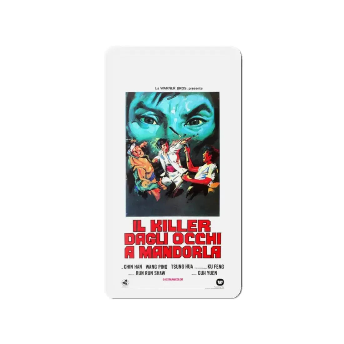 THE SACRED KNIVES OF VENGEANCE (ITALIAN) 1972 Movie Poster - Refrigerator Magnet 2 Inch - The Sticker Space