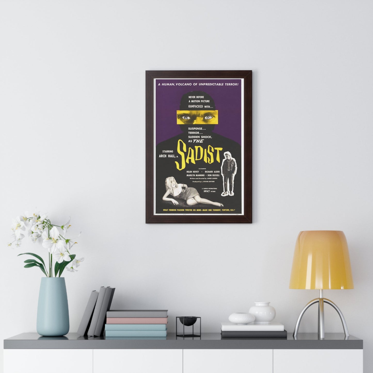 THE SADIST (SWEET BABY CHARLIE) 1963 - Framed Movie Poster-The Sticker Space