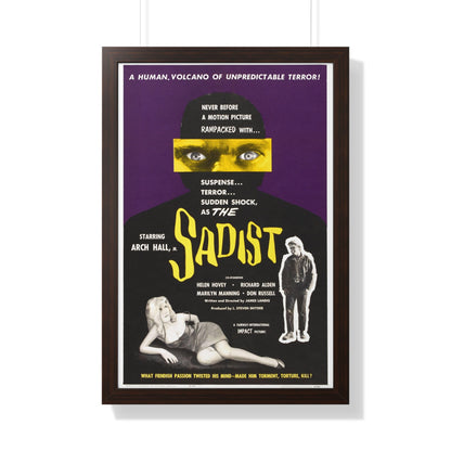 THE SADIST (SWEET BABY CHARLIE) 1963 - Framed Movie Poster-20" x 30"-The Sticker Space