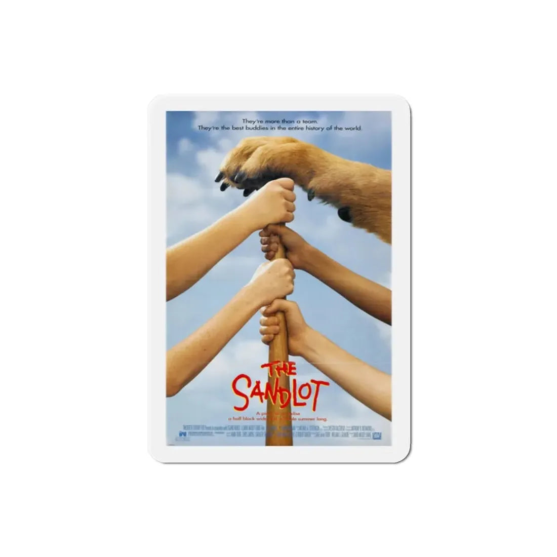 The Sandlot 1993 Movie Poster Refrigerator Magnet 2 Inch - The Sticker Space