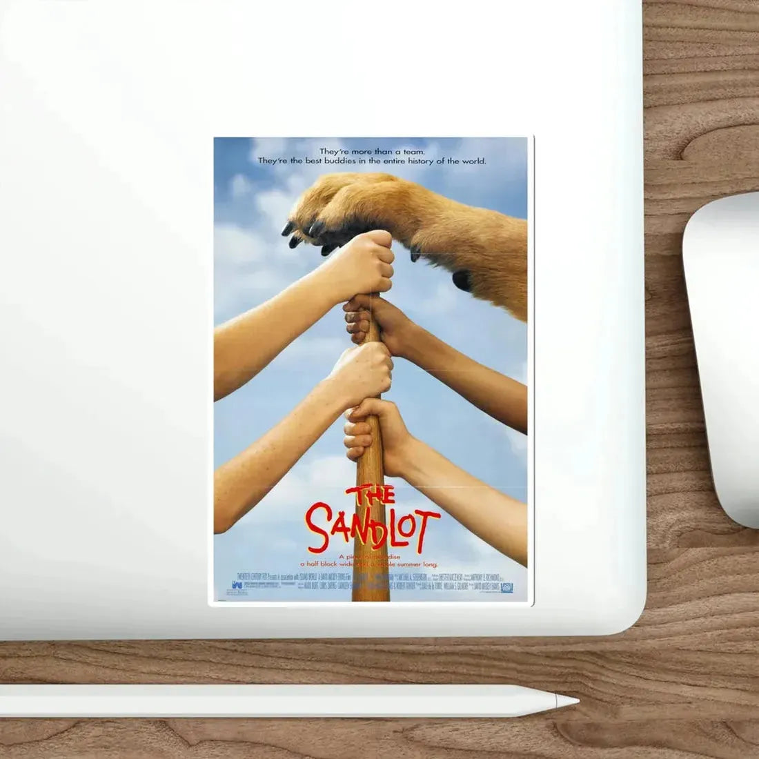 The Sandlot 1993 Movie Poster STICKER Vinyl Die-Cut Decal - The Sticker Space