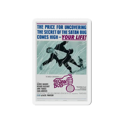 THE SATAN BUG 1965 Movie Poster - Refrigerator Magnet 5 Inch - The Sticker Space