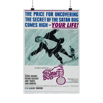 THE SATAN BUG 1965 - Paper Movie Poster-12″ x 18″-The Sticker Space