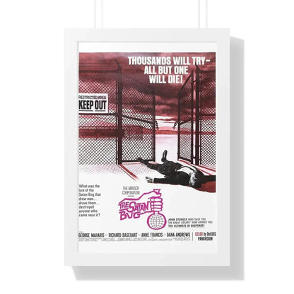 THE SATAN BUG (2) 1965 - Framed Movie Poster 16″ x 24″ White - The Sticker Space