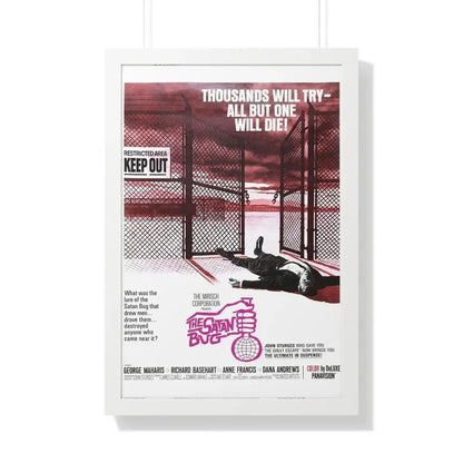 THE SATAN BUG (2) 1965 - Framed Movie Poster 20" x 30" White - The Sticker Space