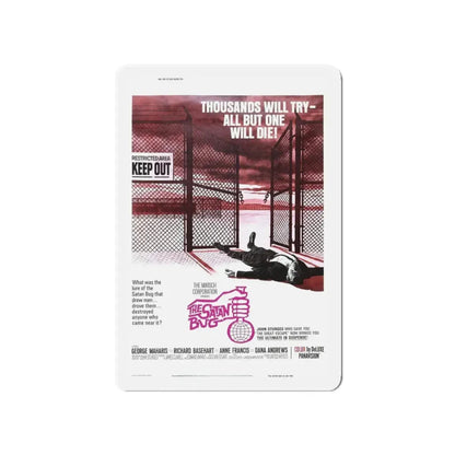 THE SATAN BUG (2) 1965 Movie Poster - Refrigerator Magnet 4 Inch Die-Cut - The Sticker Space