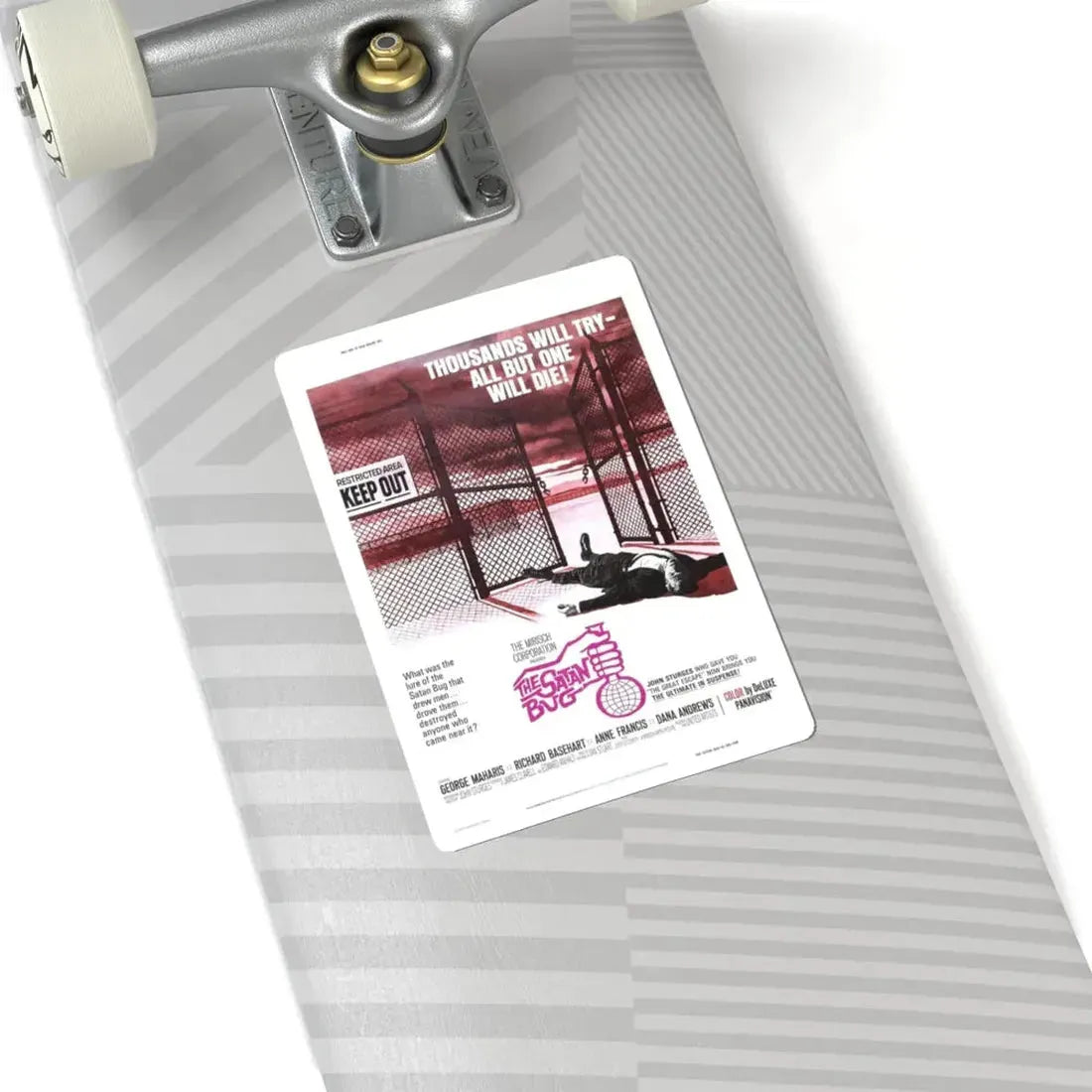 THE SATAN BUG (2) 1965 Movie Poster - STICKER Vinyl Kiss-Cut Decal - The Sticker Space