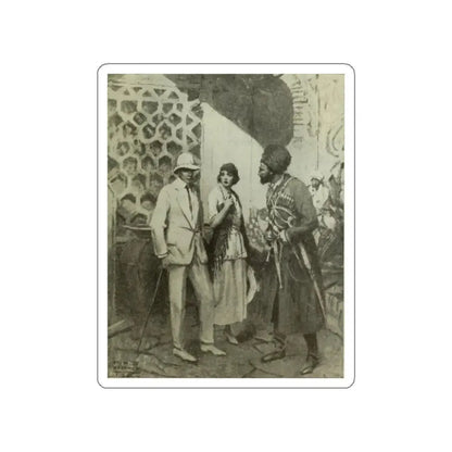 The Saturday evening post illustration, 1920 (4) (Magazine Illustration) STICKER Vinyl Die-Cut Decal White Die-Cut 2 Inch - The Sticker Space