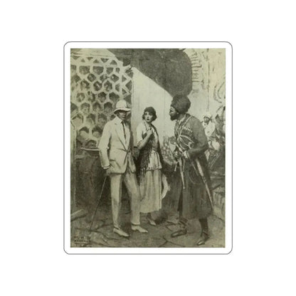 The Saturday evening post illustration, 1920 (4) (Magazine Illustration) STICKER Vinyl Die-Cut Decal White Die-Cut 5 Inch - The Sticker Space