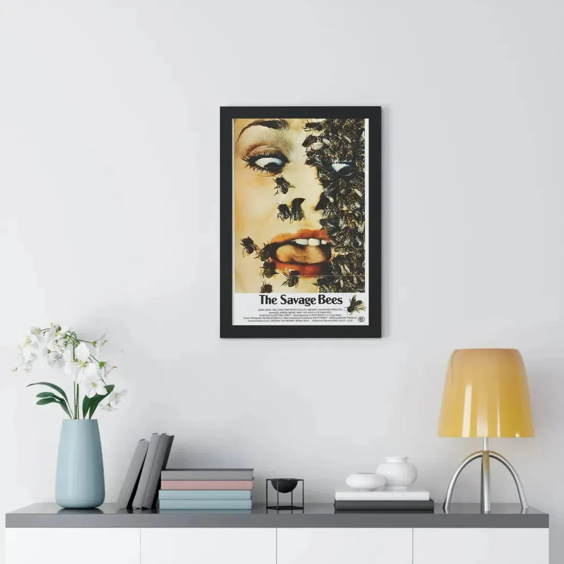 THE SAVAGE BEES 1976 - Framed Movie Poster - The Sticker Space