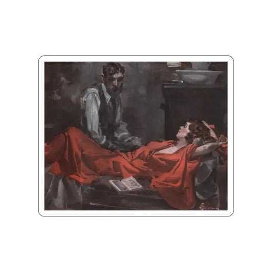 The Sawdust Trail (3), Cosmopolitan, January 1934 (Magazine Illustration) STICKER Vinyl Die-Cut Decal White Die-Cut 2 Inch - The Sticker Space