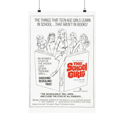 THE SCHOOLGIRLS (SCHOOLGIRL REPORT) 1970 - Paper Movie Poster 16″ x 24″ Matte - The Sticker Space