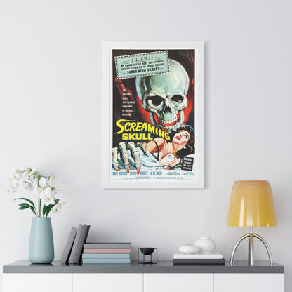 THE SCREAMING SKULL 1958 - Framed Movie Poster-The Sticker Space