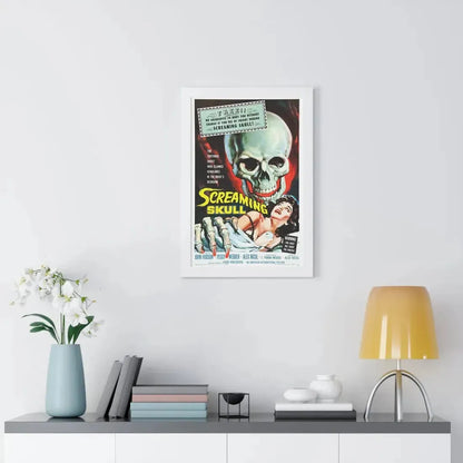 THE SCREAMING SKULL 1958 - Framed Movie Poster - The Sticker Space
