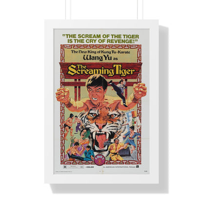 THE SCREAMING TIGER 1972 - Framed Movie Poster-16″ x 24″-The Sticker Space