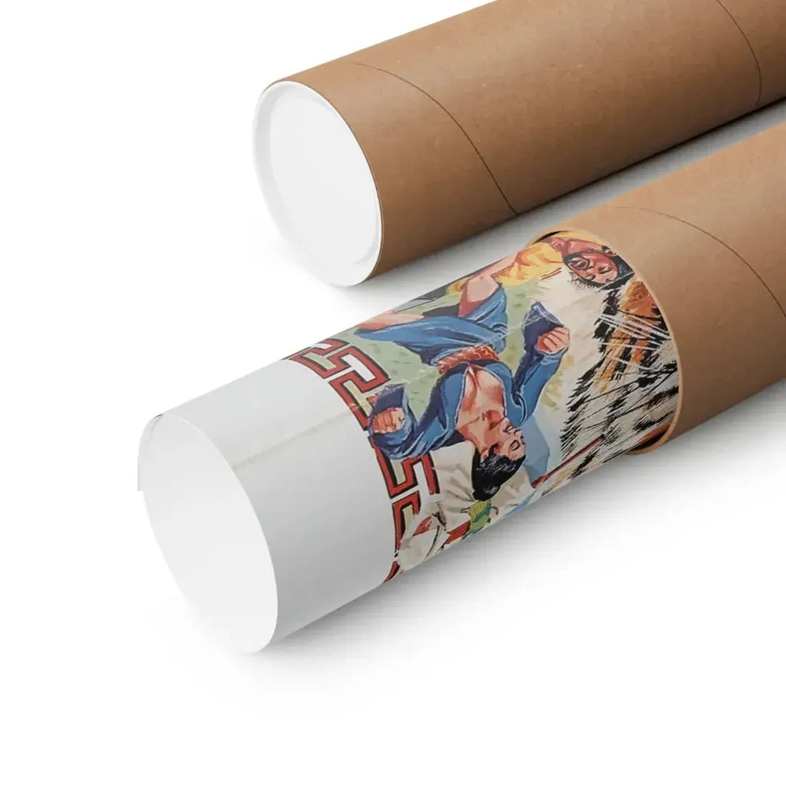 THE SCREAMING TIGER 1972 - Paper Movie Poster - The Sticker Space