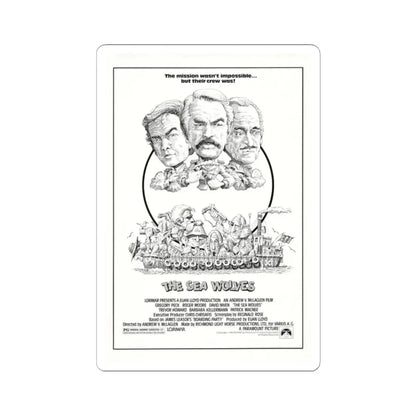 The Sea Wolves 1980 Movie Poster - STICKER Vinyl Kiss-Cut Decal 2 Inch White - The Sticker Space