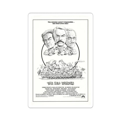 The Sea Wolves 1980 Movie Poster - STICKER Vinyl Kiss-Cut Decal 6 Inch White - The Sticker Space