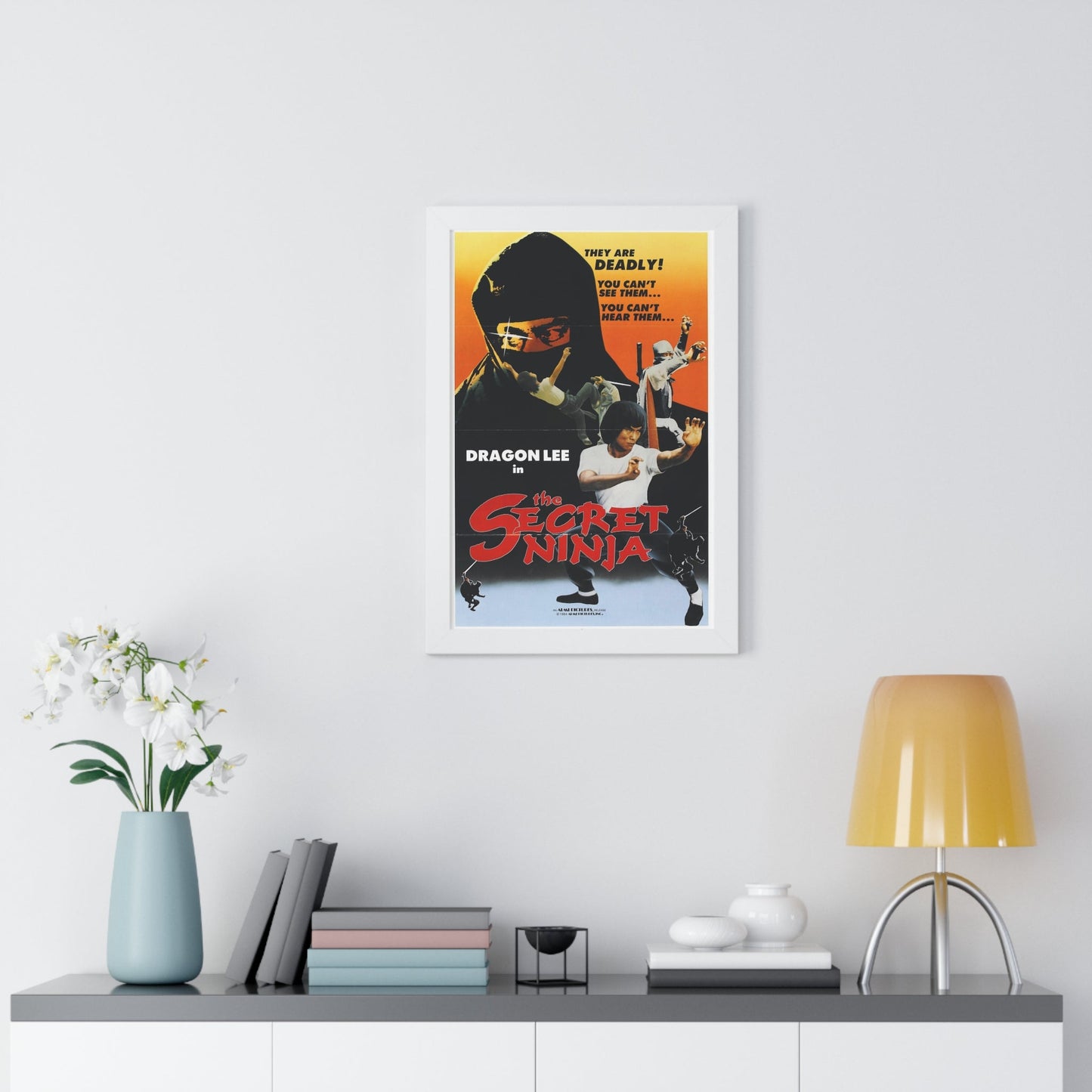 THE SECRET NINJA 1984 - Framed Movie Poster-The Sticker Space