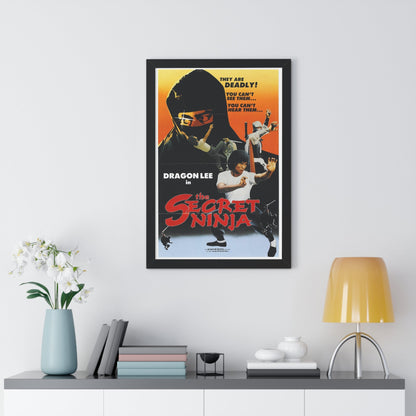 THE SECRET NINJA 1984 - Framed Movie Poster-The Sticker Space