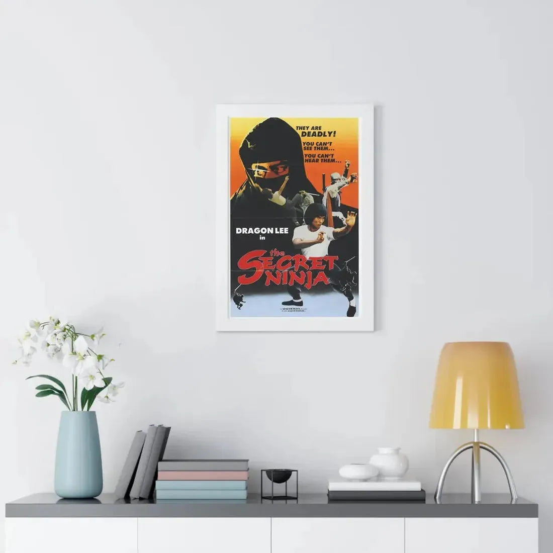 THE SECRET NINJA 1984 - Framed Movie Poster - The Sticker Space