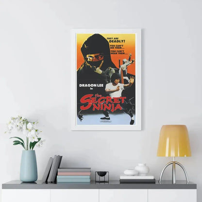 THE SECRET NINJA 1984 - Framed Movie Poster - The Sticker Space