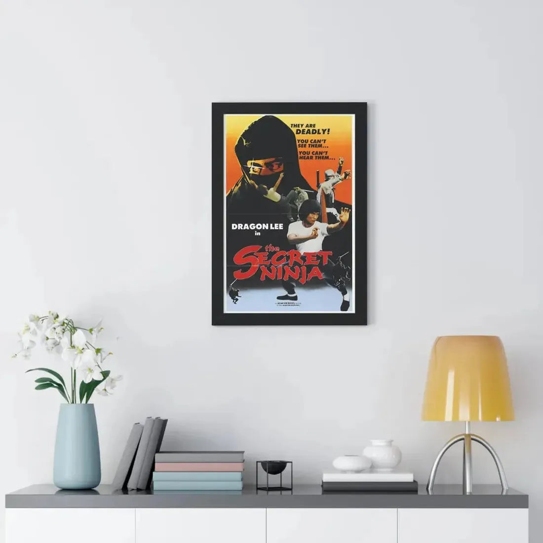 THE SECRET NINJA 1984 - Framed Movie Poster - The Sticker Space