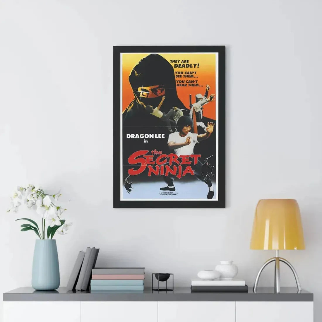 THE SECRET NINJA 1984 - Framed Movie Poster - The Sticker Space
