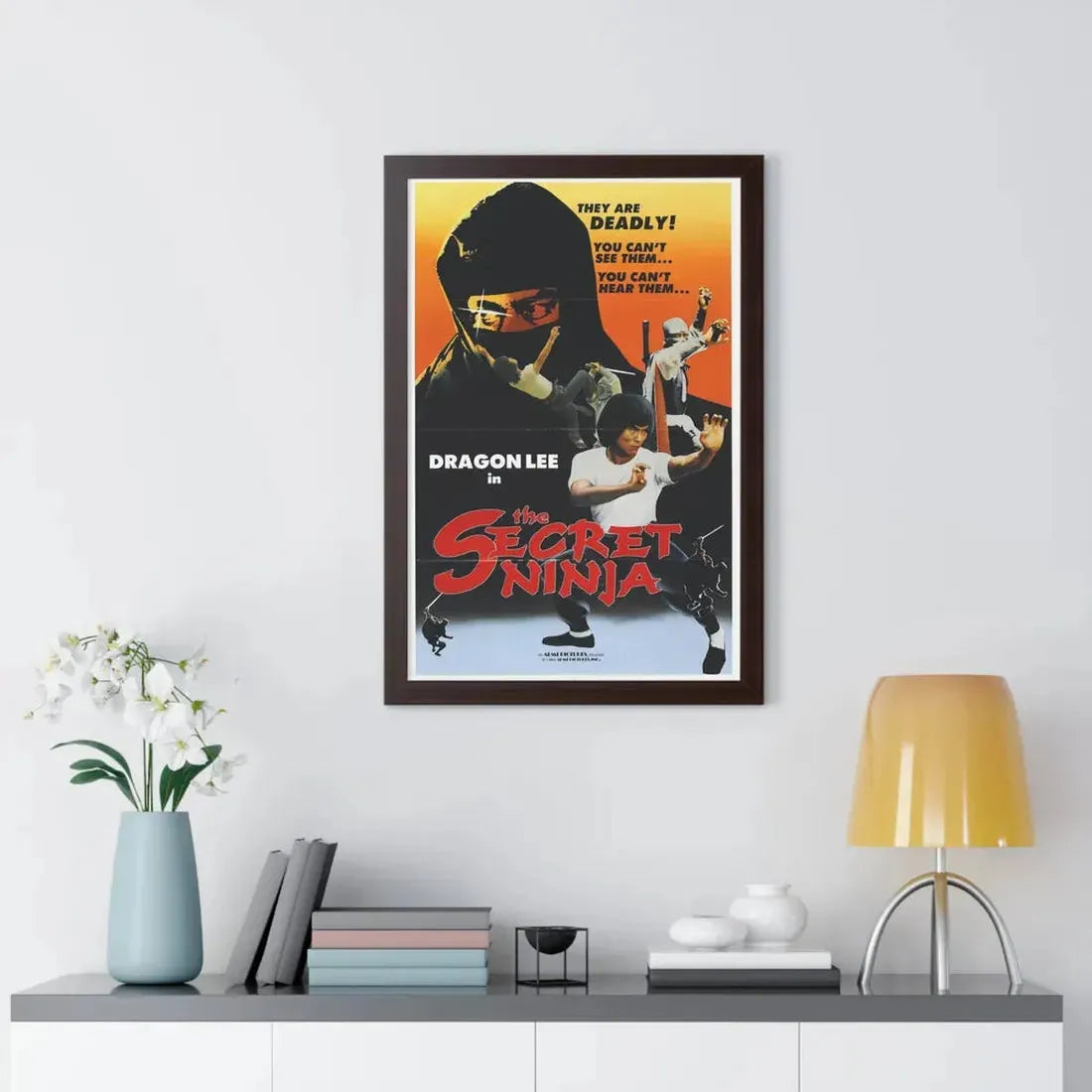 THE SECRET NINJA 1984 - Framed Movie Poster - The Sticker Space