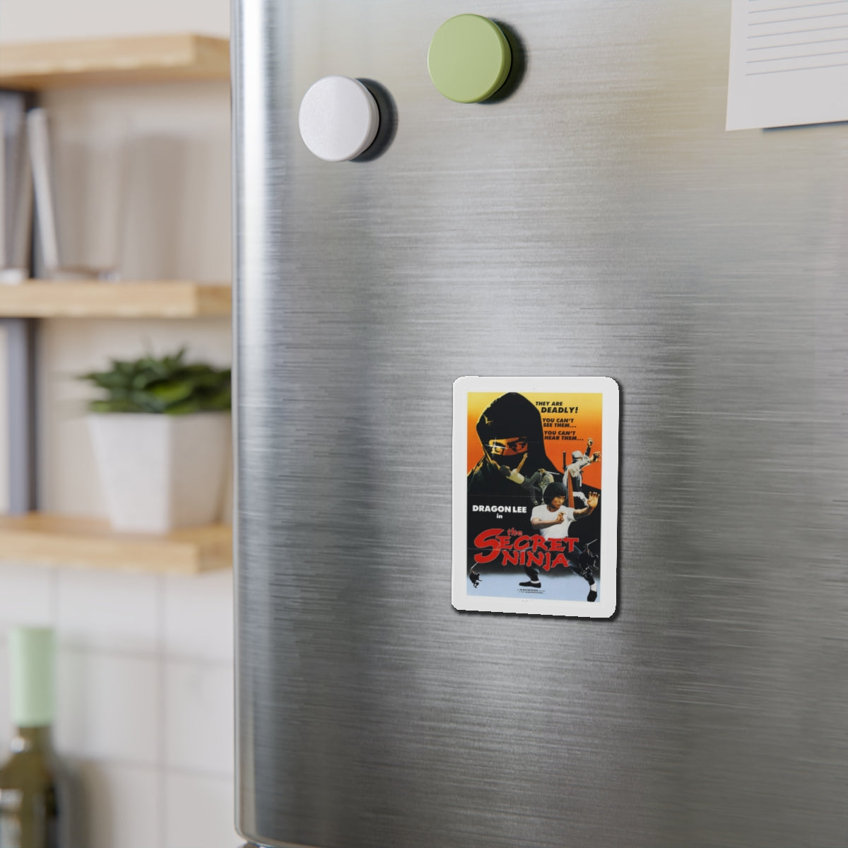 THE SECRET NINJA 1984 Movie Poster - Refrigerator Magnet