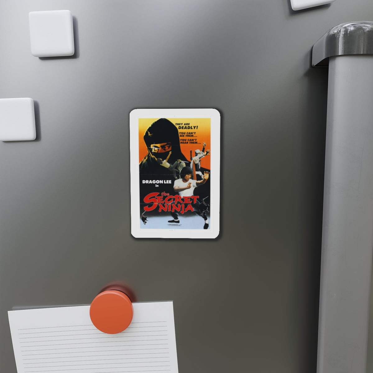 THE SECRET NINJA 1984 Movie Poster - Refrigerator Magnet