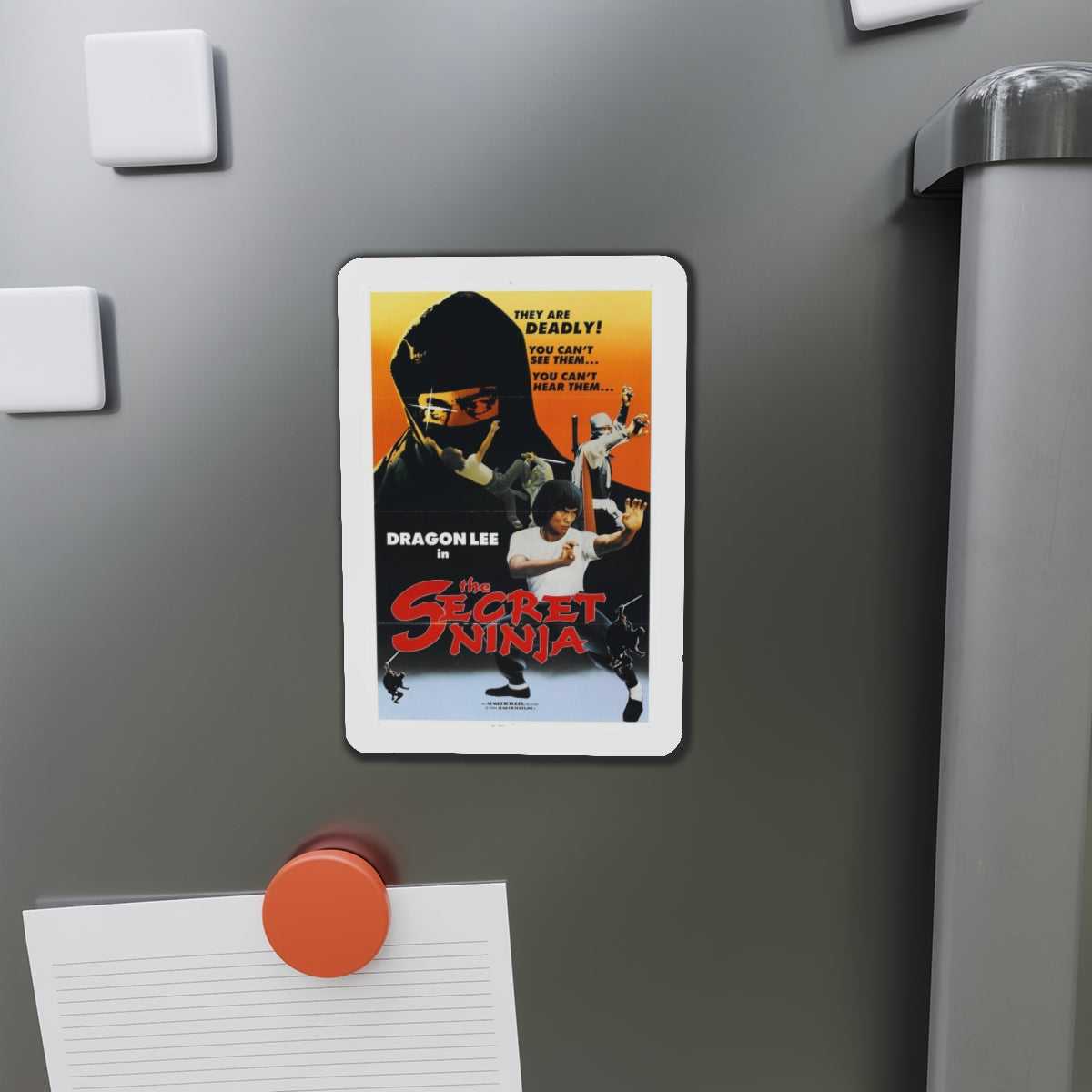 THE SECRET NINJA 1984 Movie Poster - Refrigerator Magnet