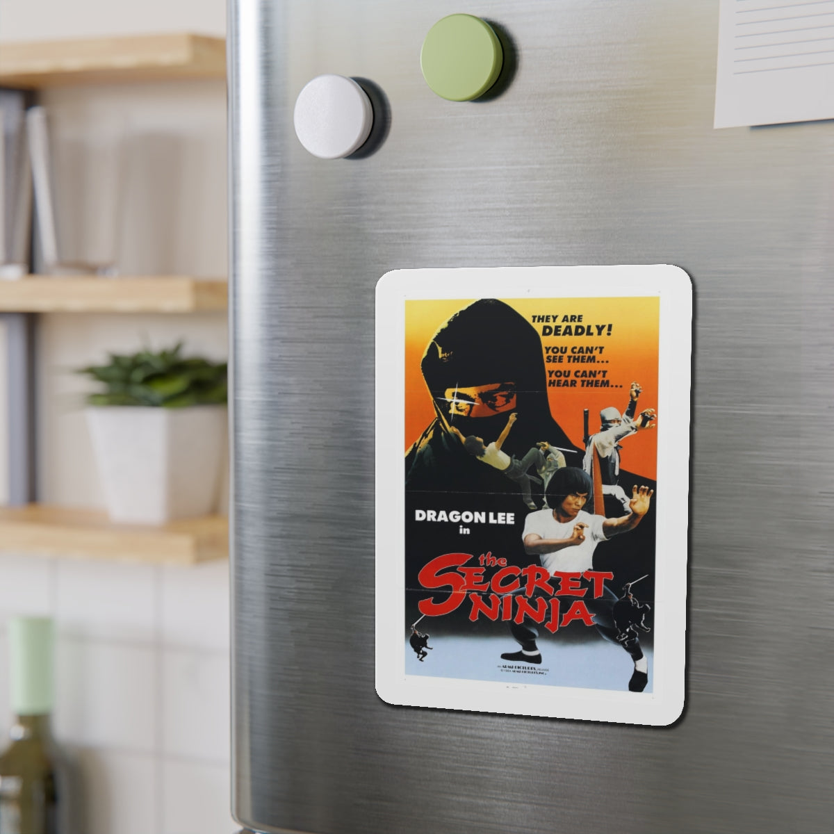 THE SECRET NINJA 1984 Movie Poster - Refrigerator Magnet