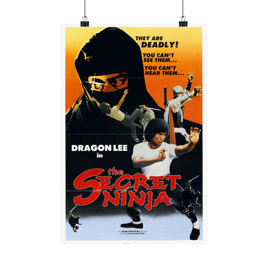 THE SECRET NINJA 1984 - Paper Movie Poster-12″ x 18″-The Sticker Space