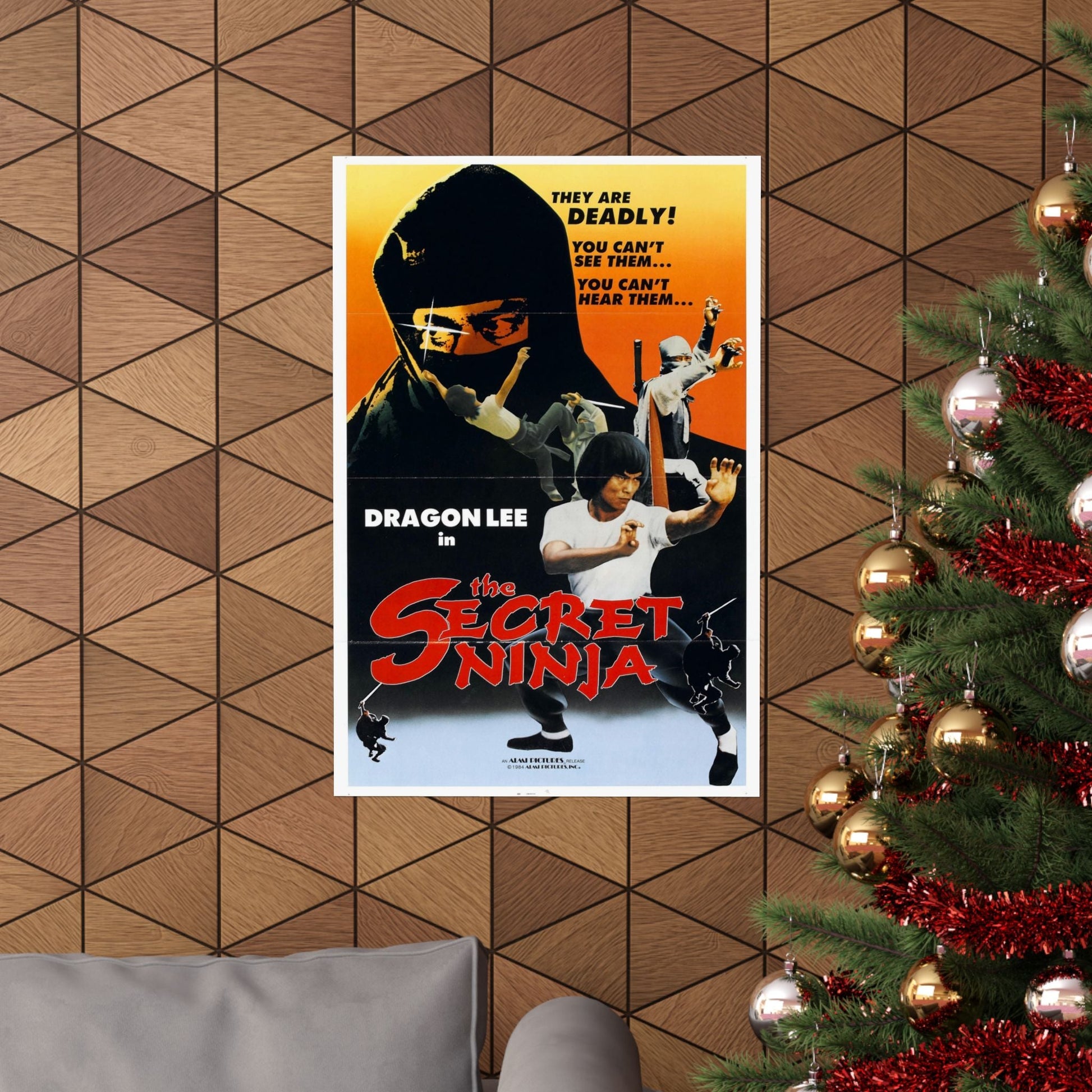 THE SECRET NINJA 1984 - Paper Movie Poster-The Sticker Space