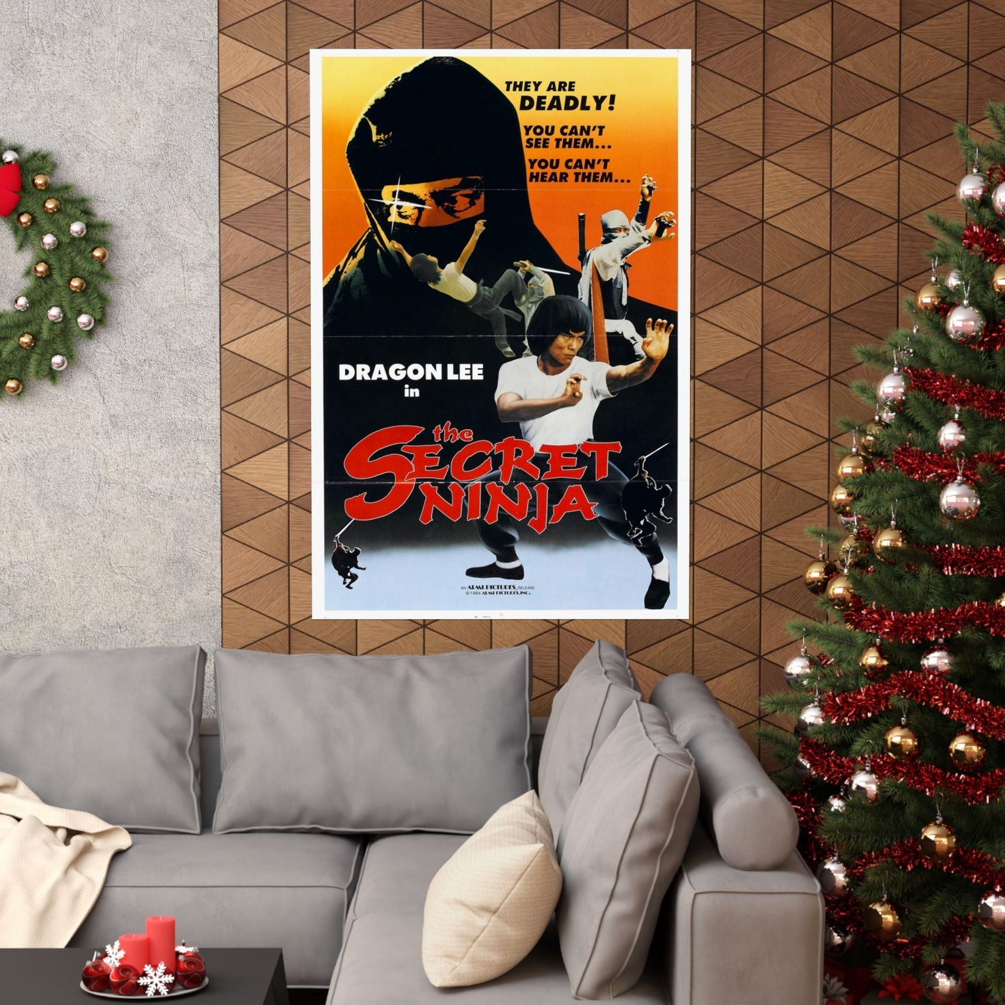 THE SECRET NINJA 1984 - Paper Movie Poster-The Sticker Space