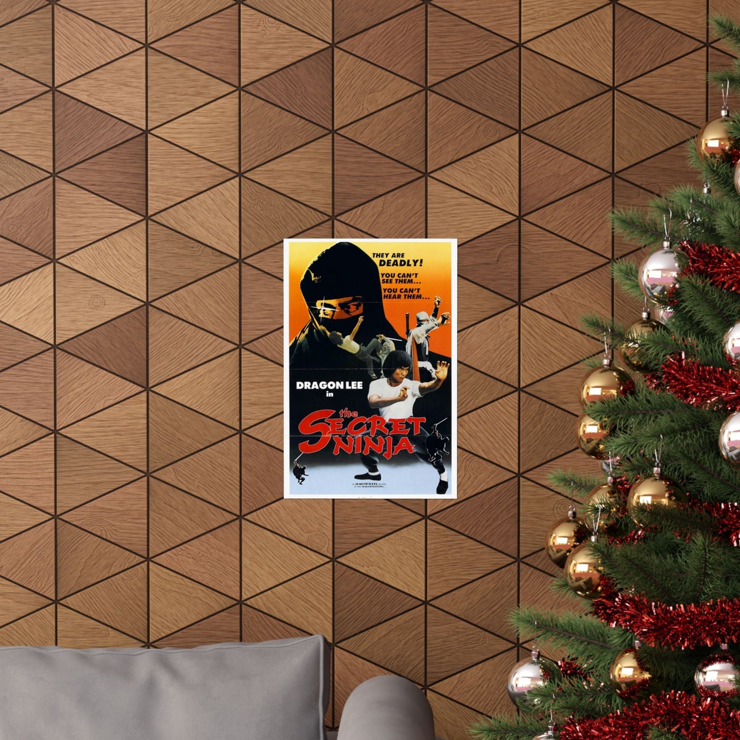 THE SECRET NINJA 1984 - Paper Movie Poster-The Sticker Space