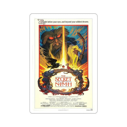 The Secret of NIMH 1982 Movie Poster STICKER Vinyl Die-Cut Decal 4 Inch - The Sticker Space