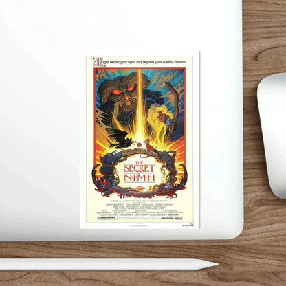 The Secret of NIMH 1982 Movie Poster STICKER Vinyl Die-Cut Decal - The Sticker Space