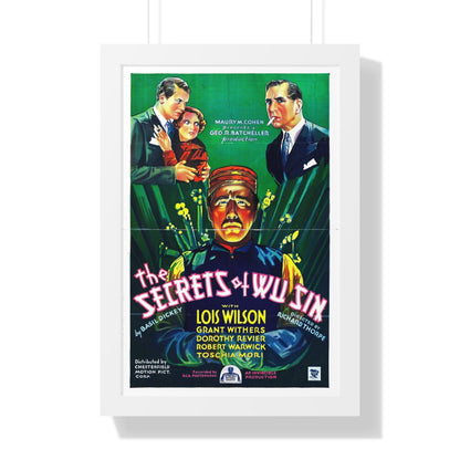 THE SECRETS OF WU SIN 1932 - Framed Movie Poster-16″ x 24″-The Sticker Space