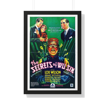 THE SECRETS OF WU SIN 1932 - Framed Movie Poster-20" x 30"-The Sticker Space