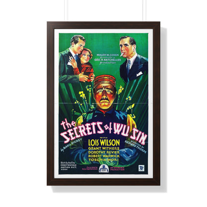 THE SECRETS OF WU SIN 1932 - Framed Movie Poster-20" x 30"-The Sticker Space