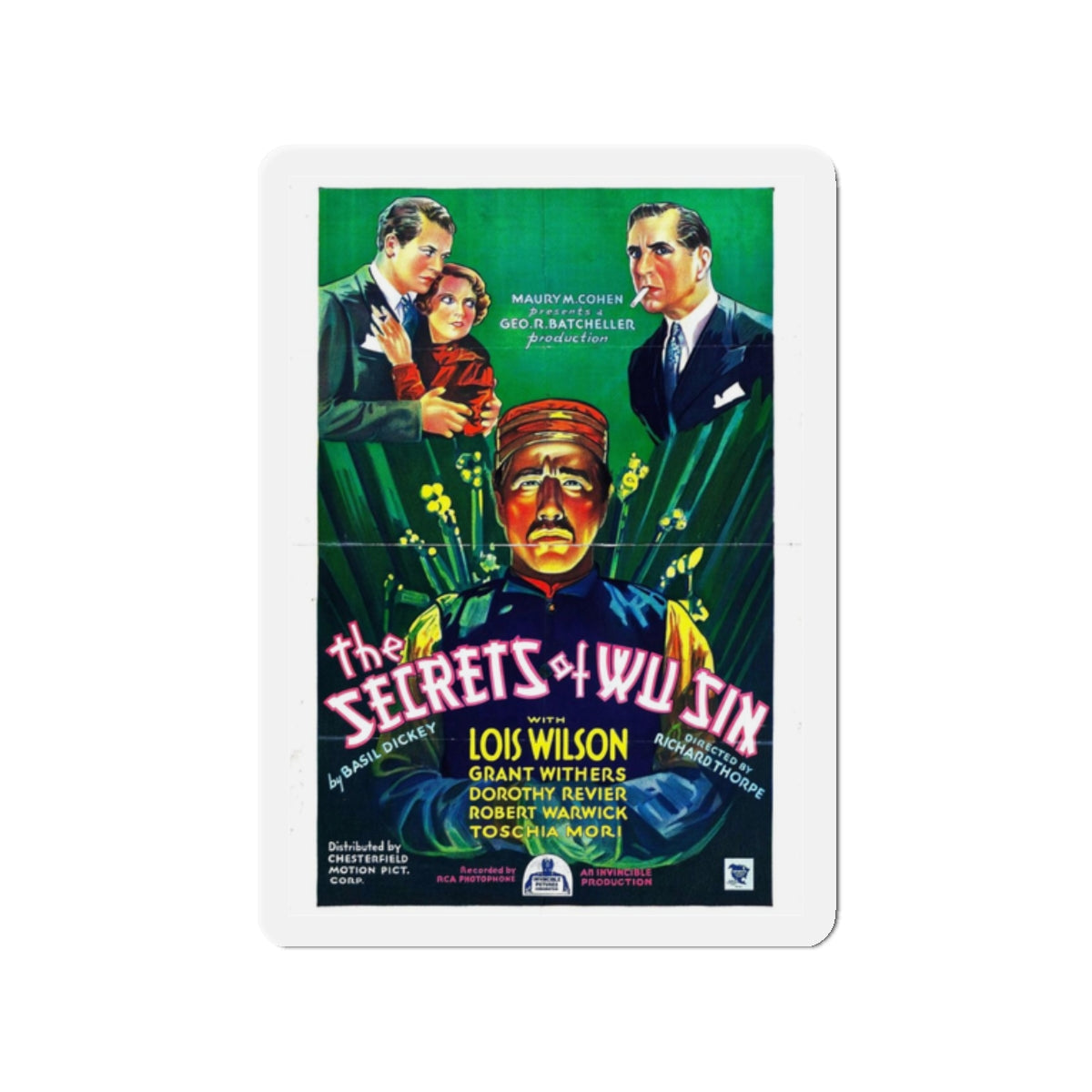 THE SECRETS OF WU SIN 1932 Movie Poster - Refrigerator Magnet