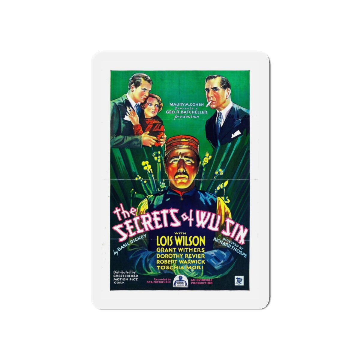 THE SECRETS OF WU SIN 1932 Movie Poster - Refrigerator Magnet