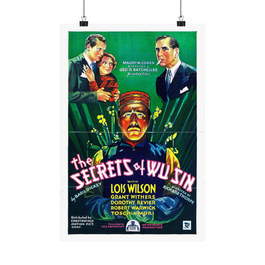 THE SECRETS OF WU SIN 1932 - Paper Movie Poster-12″ x 18″-The Sticker Space