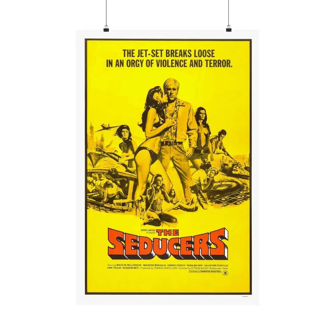 THE SEDUCERS (TOP SENSATION) 1969 - Paper Movie Poster 24″ x 36″ Matte - The Sticker Space