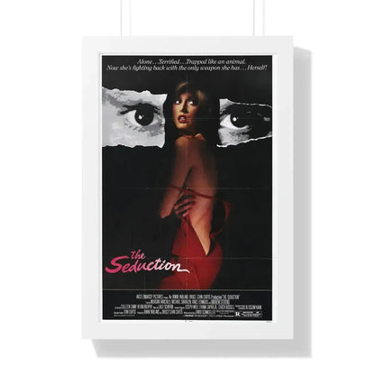 THE SEDUCTION 1982 - Framed Movie Poster 16″ x 24″ White - The Sticker Space